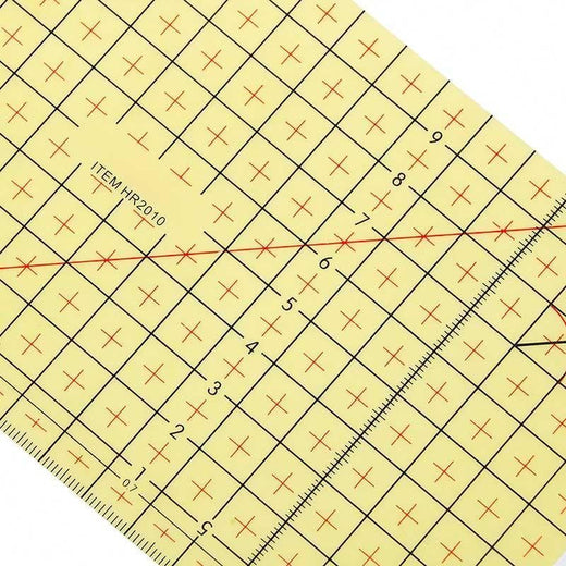 Regla de planchado en caliente