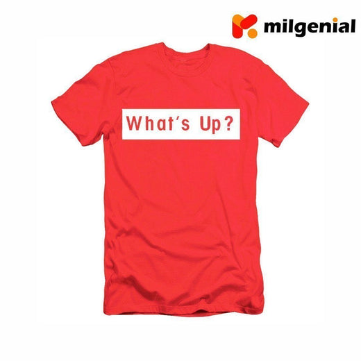 100% Algodón Camiseta Estampada de Personalidad- What's Up? - ¿Qué Pasa?