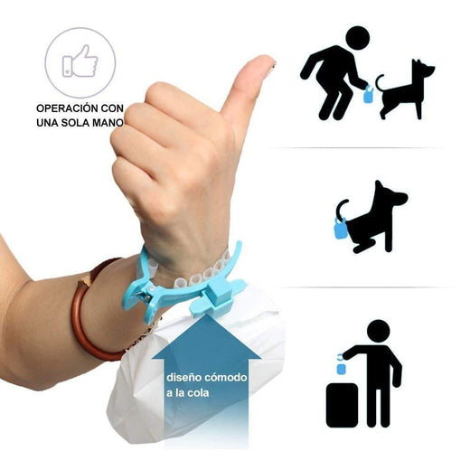 Pinza para reunir las basuras del perro