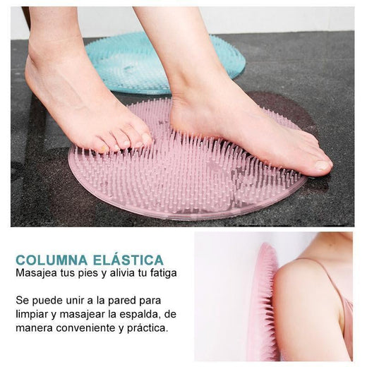 Alfombra de baño de masaje perezoso