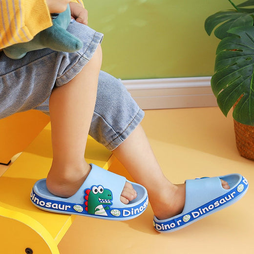 Zapatillas De Casa Para Niños Con Dibujos De Dinosaurios