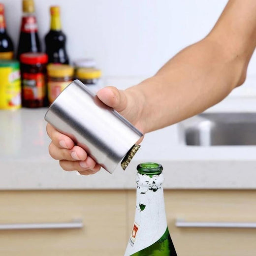 Abrebotellas de cerveza magnético-automático