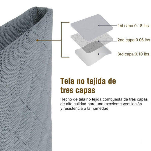 Bolsa de almacenamiento de colcha de ropa transpirable de gran capacidad