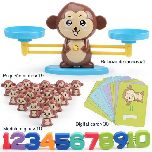 Balanza de Mono Genial Juego de Matemáticas para niños