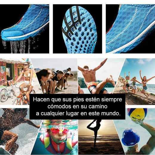 Zapatos ligeros de Playa para Deportes Acuáticos