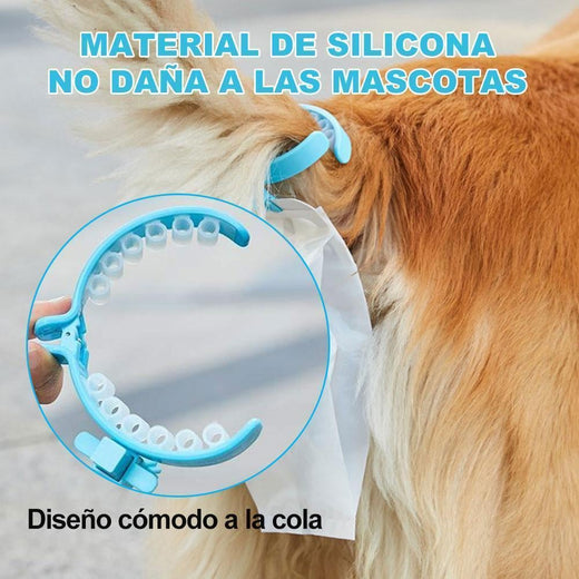 Pinza para reunir las basuras del perro