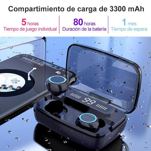 Auriculares inalámbricos con control táctil