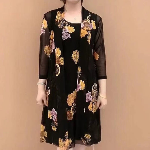 Vestido de mujer con estampado floral