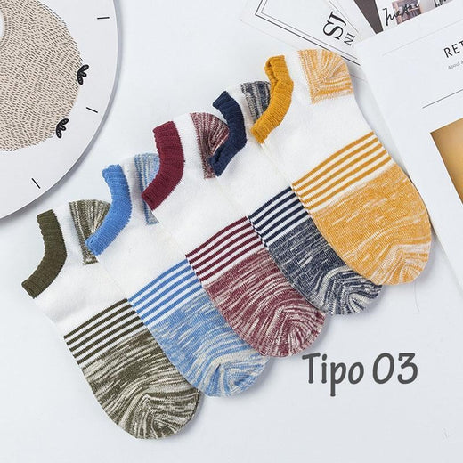 100% Algodón, 5 pares de medias de unisex