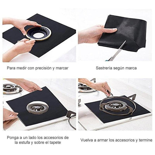 Protectores de Estufa de Gas, 4/6/10 piezas