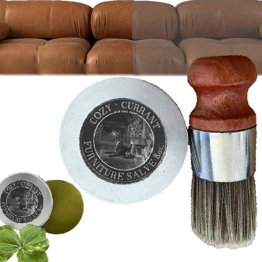 Búho Sabio Pomada y cepillo para muebles