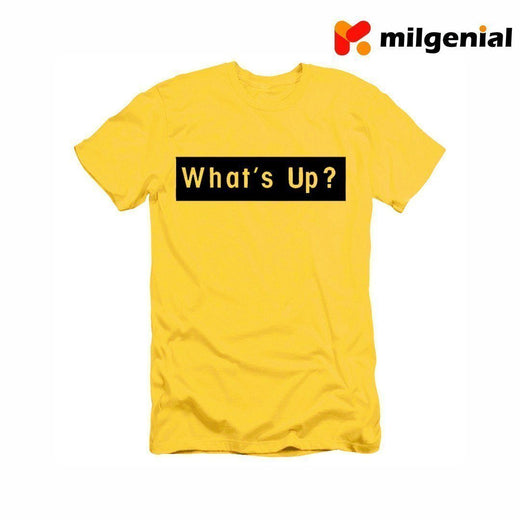 100% Algodón Camiseta Estampada de Personalidad- What's Up? - ¿Qué Pasa?