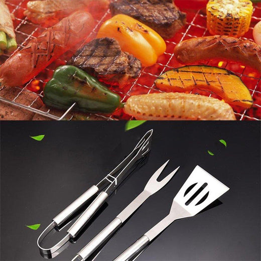 Accesorios Profecionales para barbacoa, 3 piezas con bolsa de camuflaje