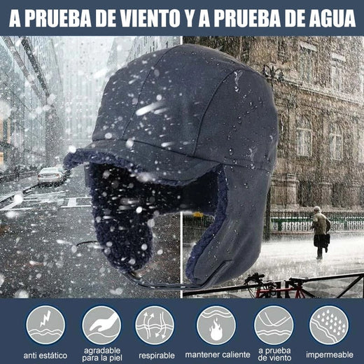 Unisex a prueba de viento y sombrero de protección y protección de la cara