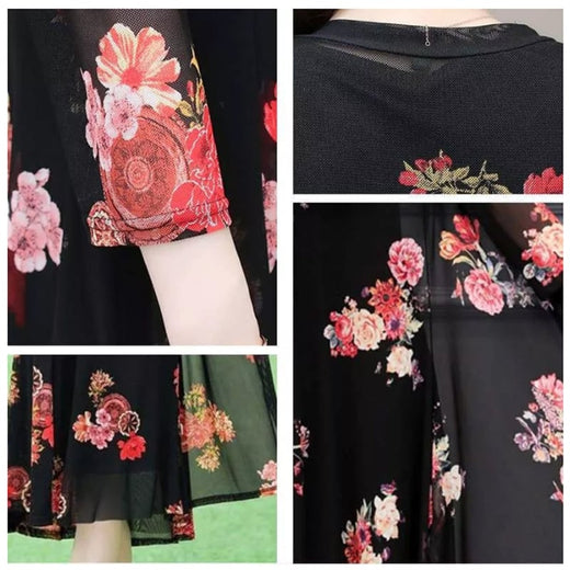 Vestido de mujer con estampado floral