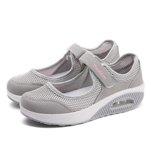 Zapatos femeninos de malla transpirable con Amortiguador de aire