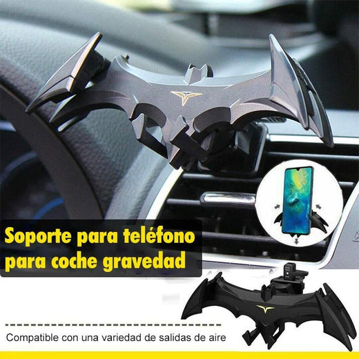 Soporte para teléfono con alas de murciélago