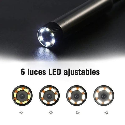 Android Endoscopio Cámara flexible e impermeable