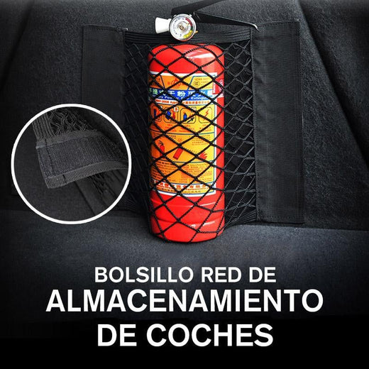 Cofre de velcro con bolsillo de malla grande