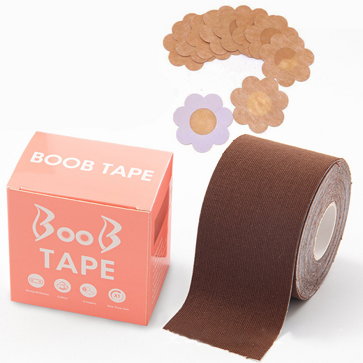 Sujetador invisible Mujer Levantamiento de senos Cinta para cubrir pezones