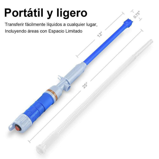 Bomba Batería de Sifón de Transferencia de Líquidos