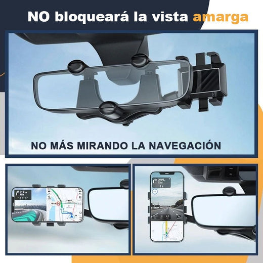 Soporte Para Teléfono Celular Giratorio Y Retráctil