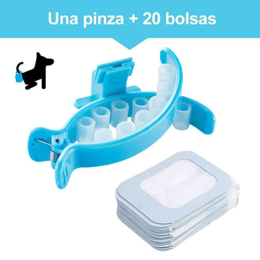 Pinza para reunir las basuras del perro