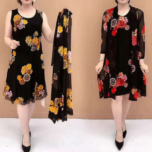Vestido de mujer con estampado floral