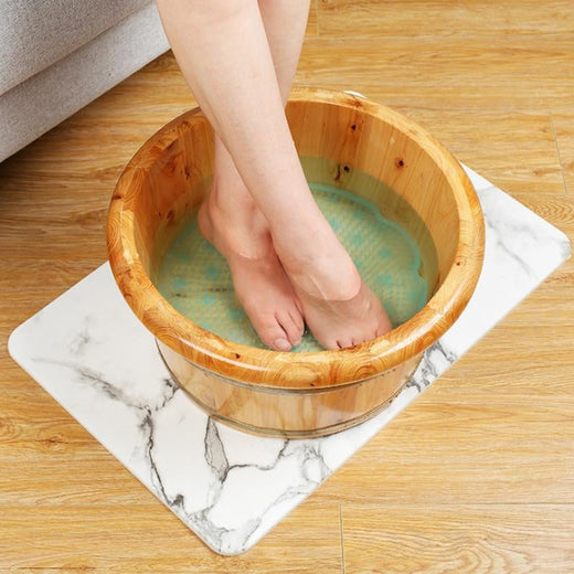 Alfombra de baño de masaje perezoso