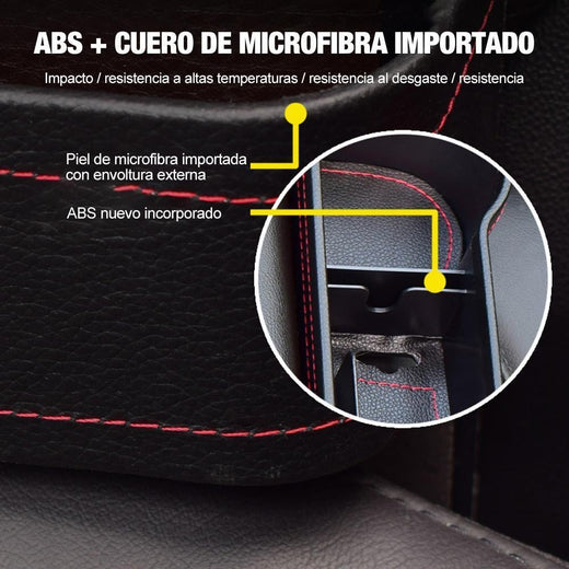 Caja de almacenamiento de ranura para asiento de automóvil