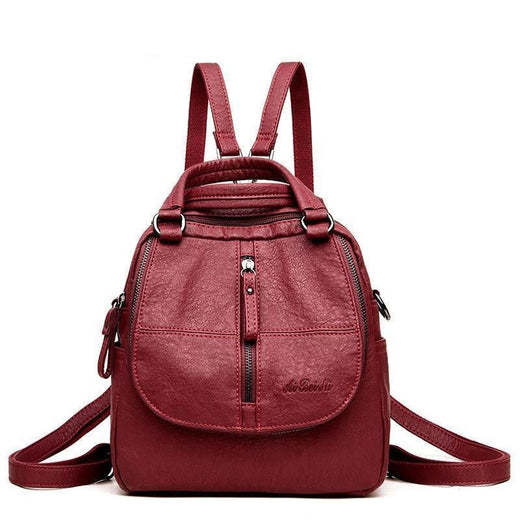 Bolso de cuero multiusos de hombro de moda