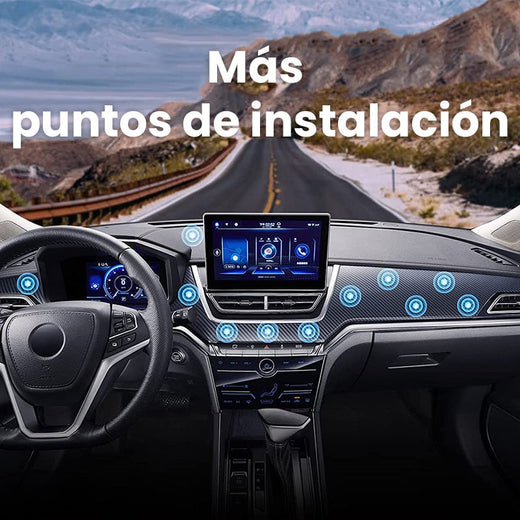 Soporte de teléfono para automóvil flexible ultra magnético