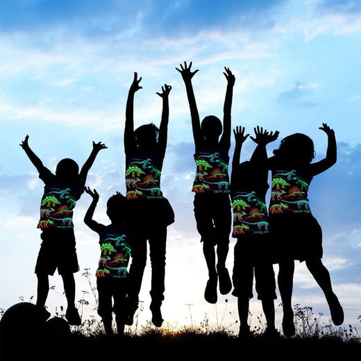 Camiseta Dinosaurio Luminoso