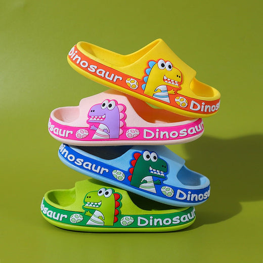 Zapatillas De Casa Para Niños Con Dibujos De Dinosaurios