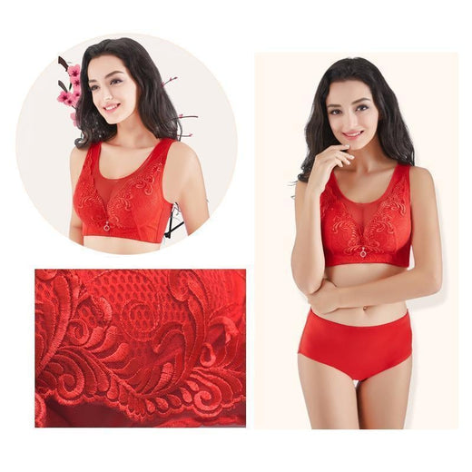 Ropa interior antideslizante con bordado