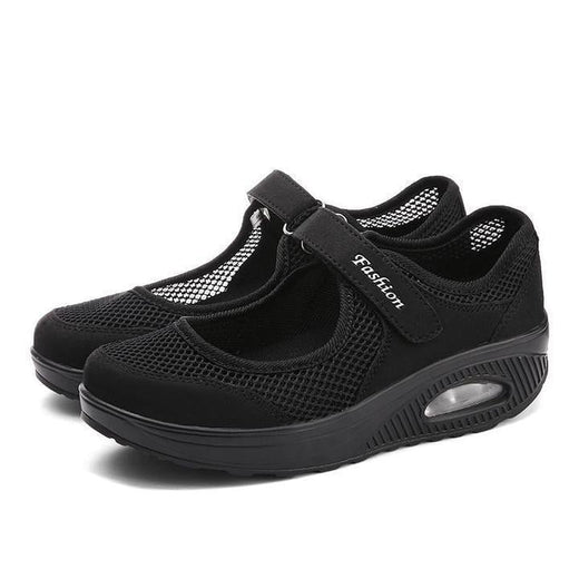 Zapatos femeninos de malla transpirable con Amortiguador de aire