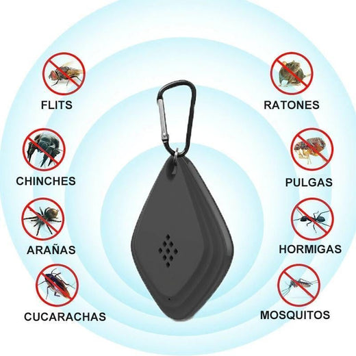Protección ultrasónica contra pulgas y garrapatas