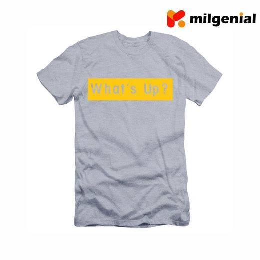 100% Algodón Camiseta Estampada de Personalidad- What's Up? - ¿Qué Pasa?