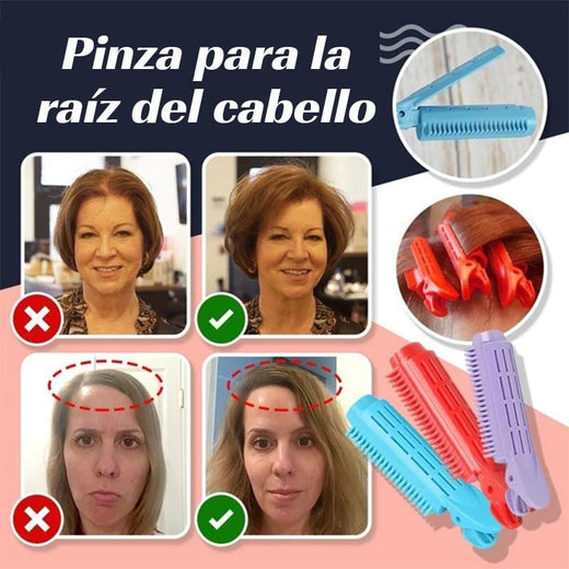 Pinza para dar volumen a la raíz del cabello