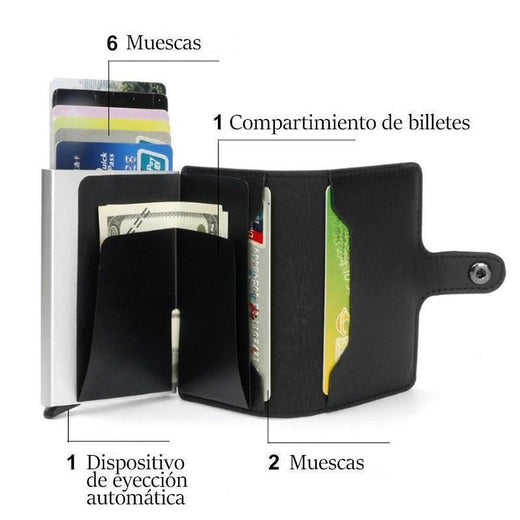 Billetero anti-desmagnetización 6 colores