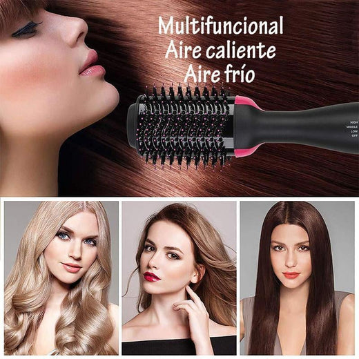 3-en-1 Multifuncional Peine Secador Mientras Mejorar el Pelo