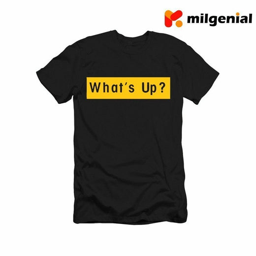 100% Algodón Camiseta Estampada de Personalidad- What's Up? - ¿Qué Pasa?