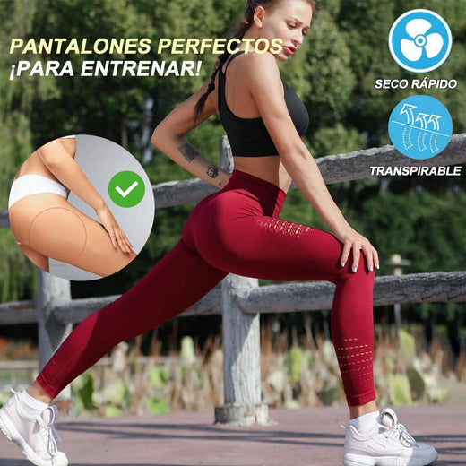 Pantalones transpirables, ajustados y de secado rápido.