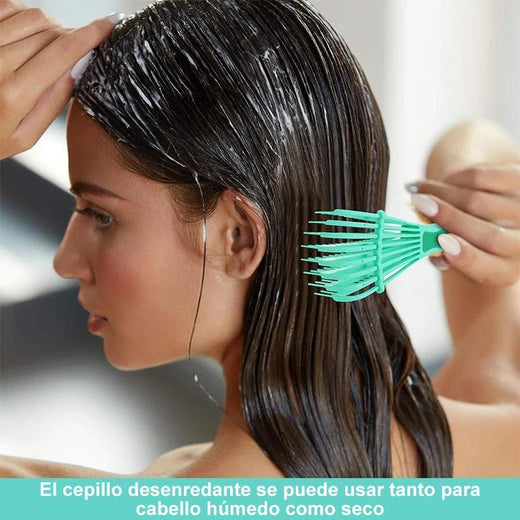 Cepillo para cabello liso y rizado