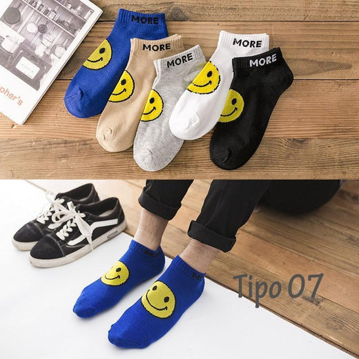 100% Algodón, 5 pares de medias de unisex