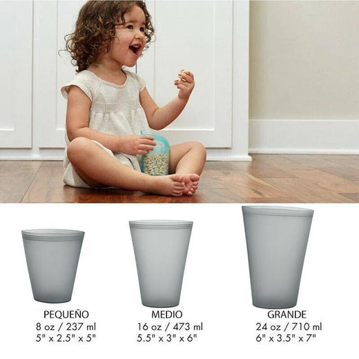 Bolsas reutilizables de silicona para almacenamiento de alimentos (3 PCS)