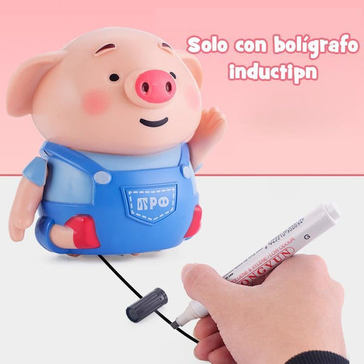 Pluma creativa educativa de Juguete Inductivo Cerdito