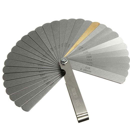 Calibrador de espesores con 32 hojas