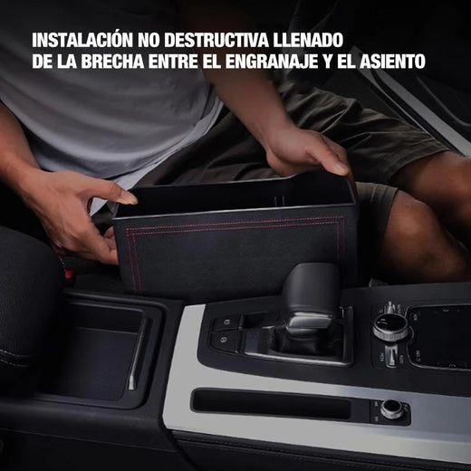 Caja de almacenamiento de ranura para asiento de automóvil