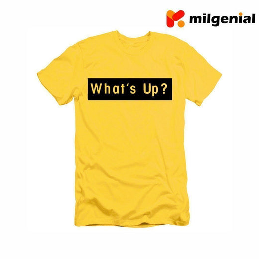 100% Algodón Camiseta Estampada de Personalidad- What's Up? - ¿Qué Pasa?